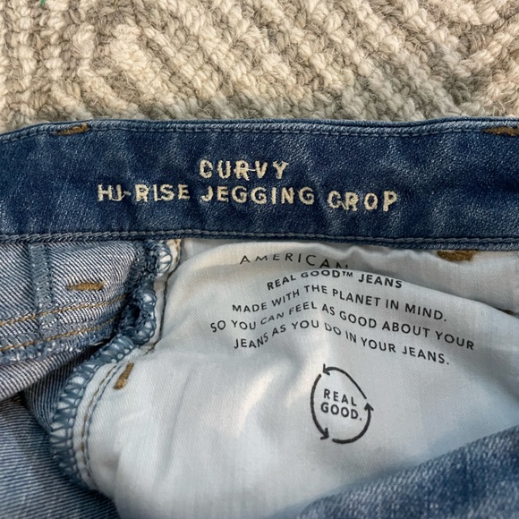 AEO Dream Jean Curvy Hi Rise Jegging Crop - Picture 8 of 8